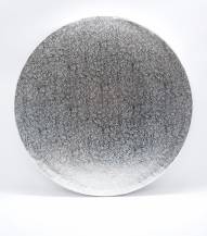 Cake Star Podložka pod dort PEVNÁ stříbrná vzor Grape kruh 20 cm 8" (1 ks)