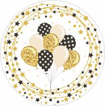 Alvarak cake mat Balloons 28 cm + 5x lace white mat