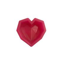 Diamentowe serce w formie silikonowej Cesil