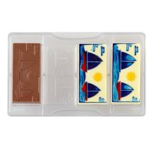 Decora polycarbonate chocolate mold Tables with sailboats