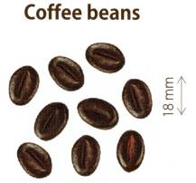 Dekorace Čokoládovo-kávové zrno (70 g)