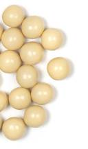 Зернові кульки Eurocao в білому шоколаді 16 мм (1 кг)
