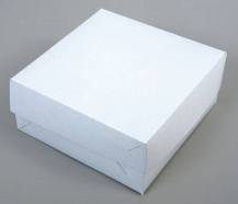 Pudełko na ciasto białe (30 x 30 x 10,5 cm)
