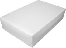 Рулонна коробка біла (30 х 45 х 10 см)