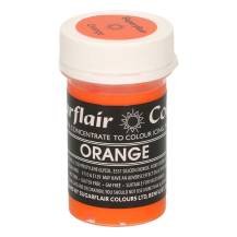 Pastelová gelová barva Sugarflair (25 g) Orange