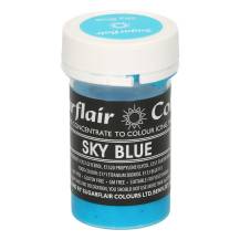 Pastelová gélová farba Sugarflair (25 g) Sky Blue