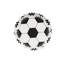 Стаканчики для мафінів PME з футбольним м'ячем з фольги (30 шт.)