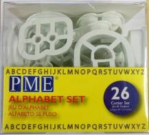 Emporte-pièce plastique PME Alphabet (26 pcs)