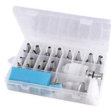 Set of trimming tips with adapters, nails and bag (36 pcs)