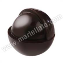 Martellato Magnetische Schokoladenform aus Polycarbonat, offene Kugel