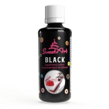 SweetArt airbrush farba tekutá Black (90 ml)