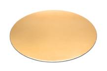 Podložka pod tortu zlatá tenká rovná kruh 14 cm (1 ks)