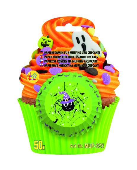 Alvarak košíčky na muffiny Halloweenské s pavoukem (50 ks)