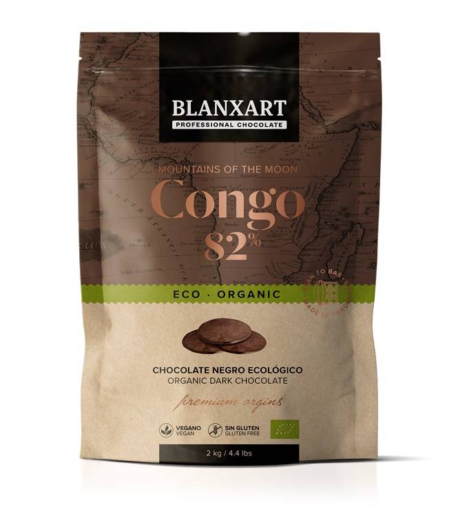 Blanxart Pravá hořká čokoláda ECO Congo 82% (2 kg)