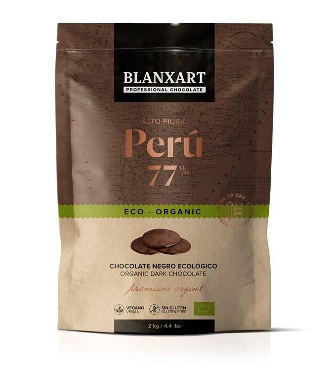 Blanxart Pravá hořká čokoláda ECO Perú 77% (2 kg)