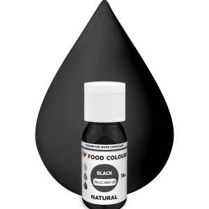 Food Colours přírodní tekutá barva do čokolády Black (18 ml)