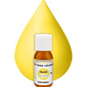 Food Colours přírodní tekutá barva do čokolády Yellow (18 ml)