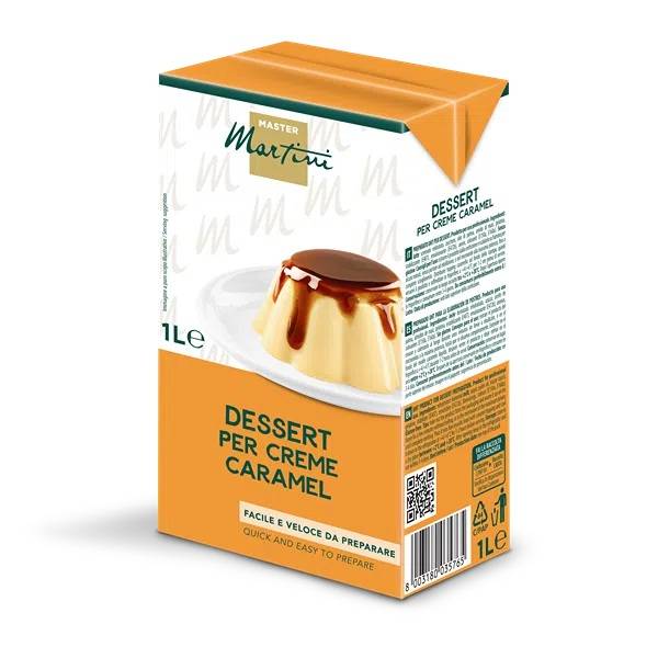 Hotový základ pro přípravu dezertu Creme Caramel (1 l)