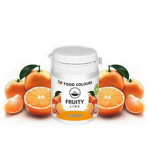 Přírodní prášková barva Food Colours FruityLine (20 g) Tangerine