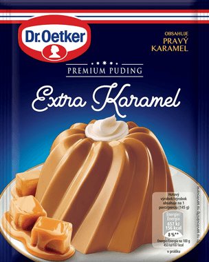 Dr. Oetker Premium puding Extra karamel (40 g)