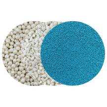 4Cake Perles de sucre-riz nacre blanche 5 mm, arbres nacre blanche et bleu coquelicot (90 g)