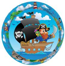 Alvarak muffin cups Blue with pirates (50 pcs.)