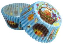 Alvarak muffin cups Blue with an Easter motif (50 pcs.)