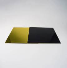 Cake Star Podložka TENKÁ zlato-černá čtverec 28 x 28 cm (1 ks)