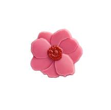 Décoration chocolat rose Magnolia (10 pcs)