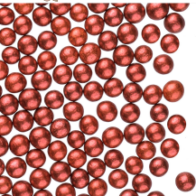 Cukrové perly rubínové 4 mm (50 g) Trvanlivost do 31.8.2024!