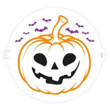 Decora stencil circle Pumpkins