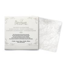 Тарілка Decora Transfer срібна (8,6 х 8,6 см) 5 шт