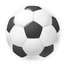 Decor edible image Soccer ball 2