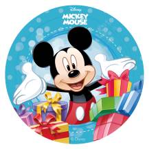 Decor edible image on Mickey Mouse material 20 cm