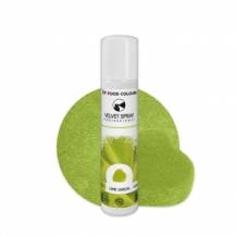 Colorants alimentaires spray velours Vert Citron (100 ml)