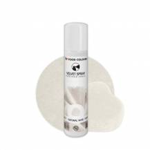 Colorants alimentaires spray velours Blanc Naturel (100 ml)