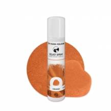 Colorants alimentaires spray velours Orange (100 ml)