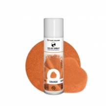 Colorants alimentaires spray velours Orange (250 ml)