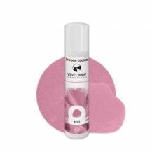 Colorants alimentaires spray velours Rose (100 ml)