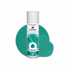 Colorants alimentaires spray velours Turquoise (250 ml)