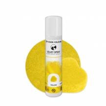 Colorants alimentaires spray velours Jaune (100 ml)