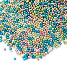 Happy Sprinkles cukrové perly Metallic Explosion (100 g) 1