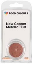 Jedlá prachová perleťová barva Food Colours New Copper Metallic Dust (2,5 g) Měděná