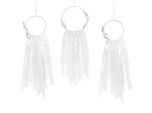 PartyDeco Attrape-rêves blanc (3 pcs)