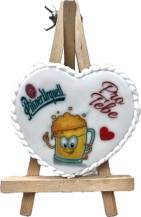 Gingerbread Heart with beer For You (1 pc.)