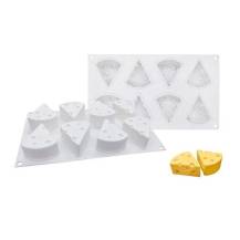 Silikonová forma na sýrové trojúhelníky (na 8 ks)