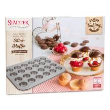 Städter Forma na mini muffiny non-stick (na 24 ks)