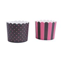 Städter muffin cups Black-pink (12 pcs)