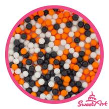 SweetArt cukrové perly Pumpkin mix 7 mm (80 g)