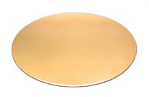 Podložka pod tortu zlatá tenká rovná kruh 28 cm (1 ks)